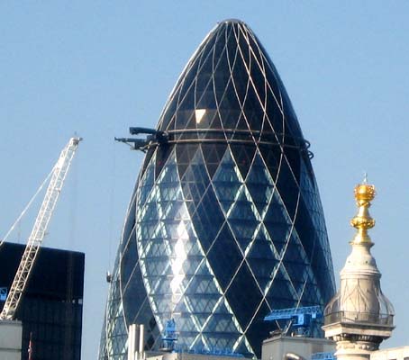 Swiss-Re Building Facade Cleaning Gantry